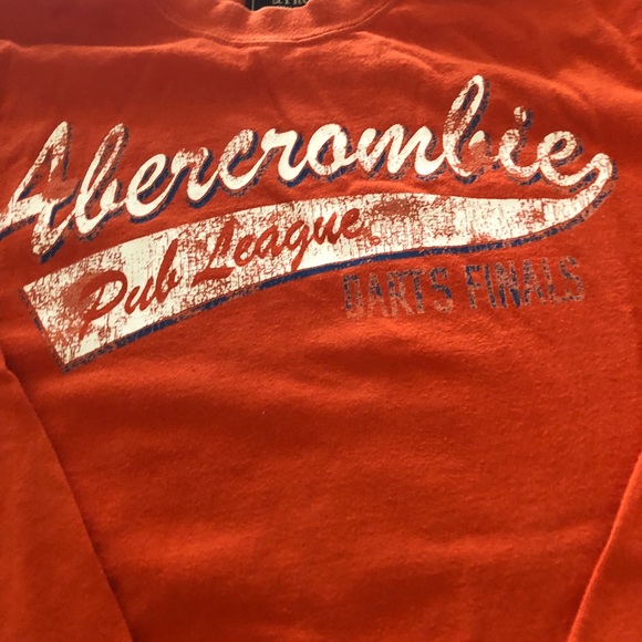 ❌SOLD❌ Orange full sleeved Abercrombie shirt. - Picture 2 of 2